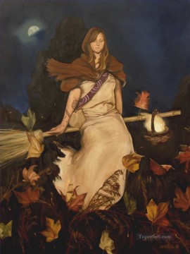 Fantasy Painting - Melissa The Witch Girl